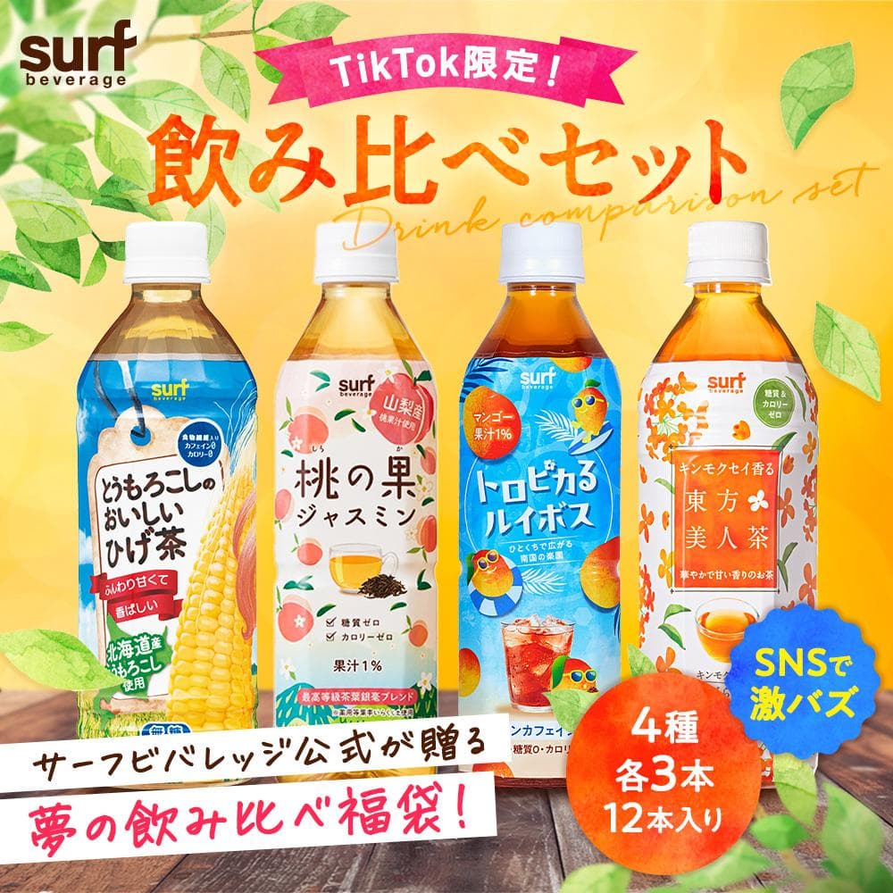 【TIKTOK限定販売】お試しアソート福袋 12本入り!